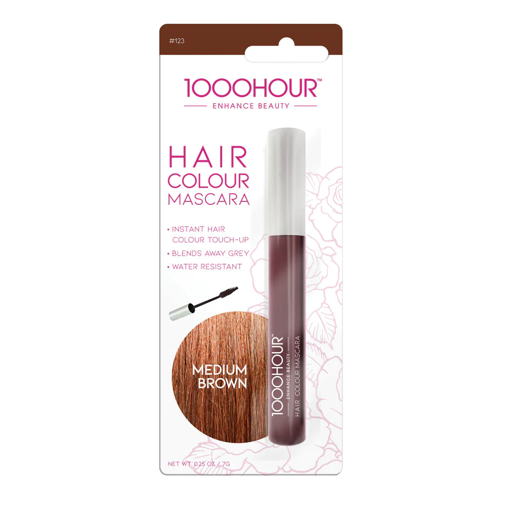 1000Hour Hair Colour Mascara Medium Brown