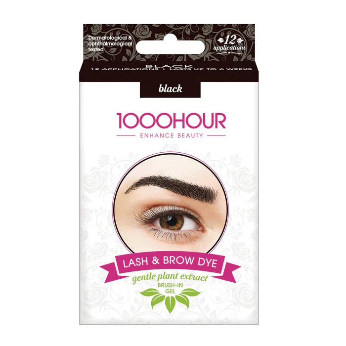 1000Hour Lash & Brow Dye Gentle Plant Extract Black