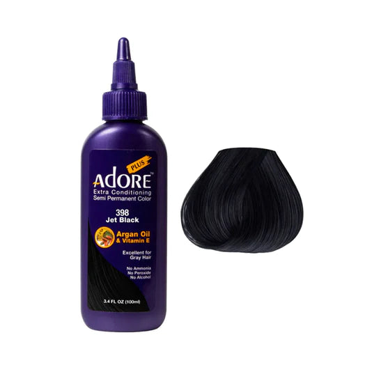 Adore Plus Semi Permanent Color Jet Black #398