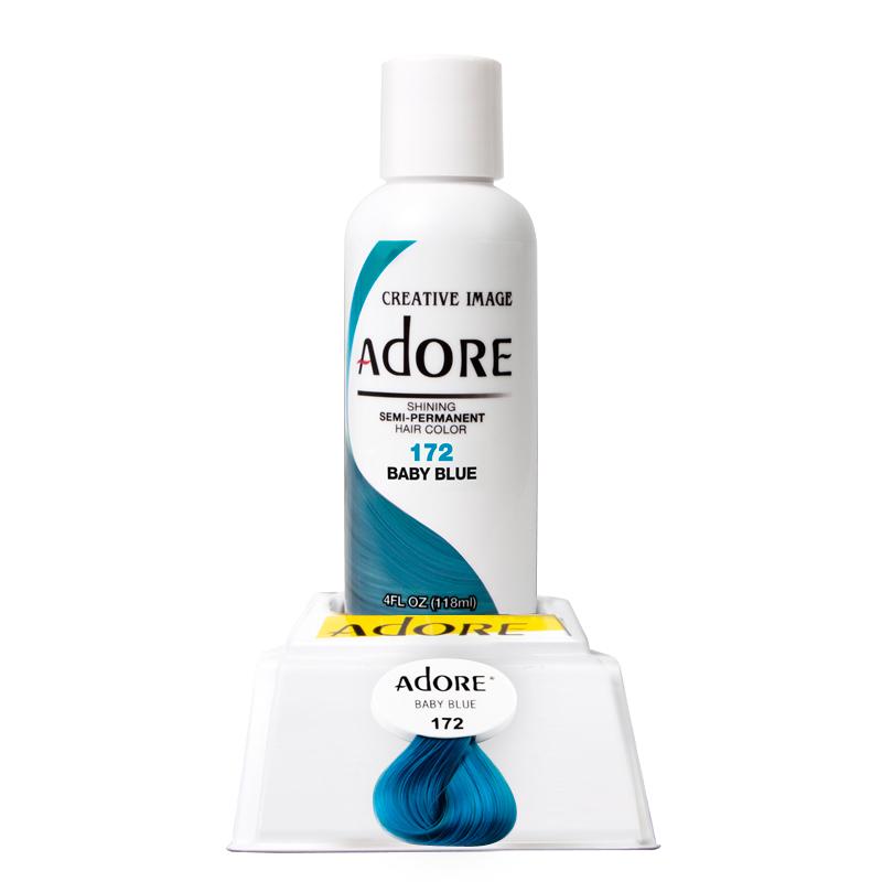 Adore Semi Permanent Hair Color 118ml Baby Blue 172