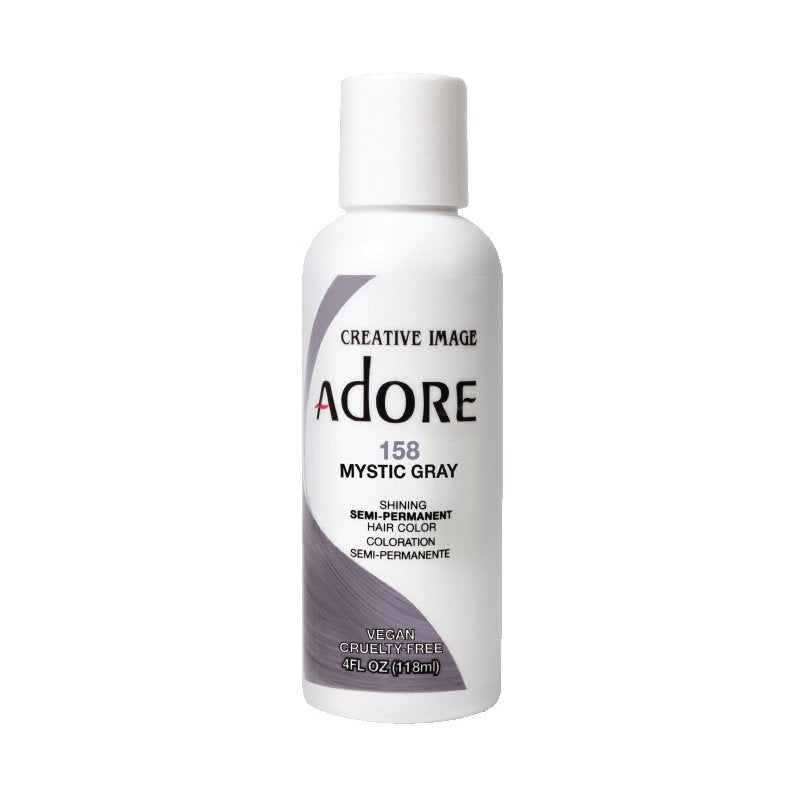 Adore Semi Permanent Hair Color 118ml Mystic Gray 158