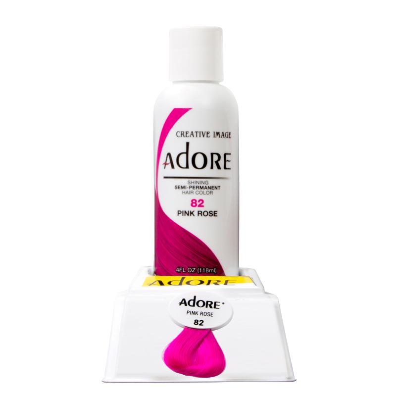 Adore Semi Permanent Hair Color 118ml Pink Rose 82