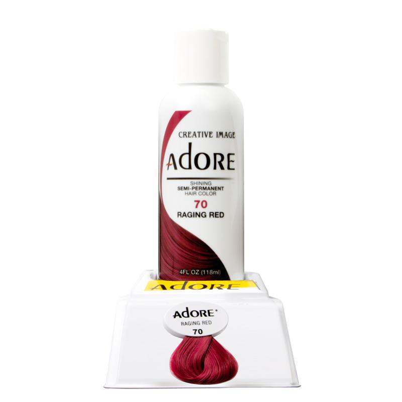 Adore Semi Permanent Hair Color 118ml Raging Red 70