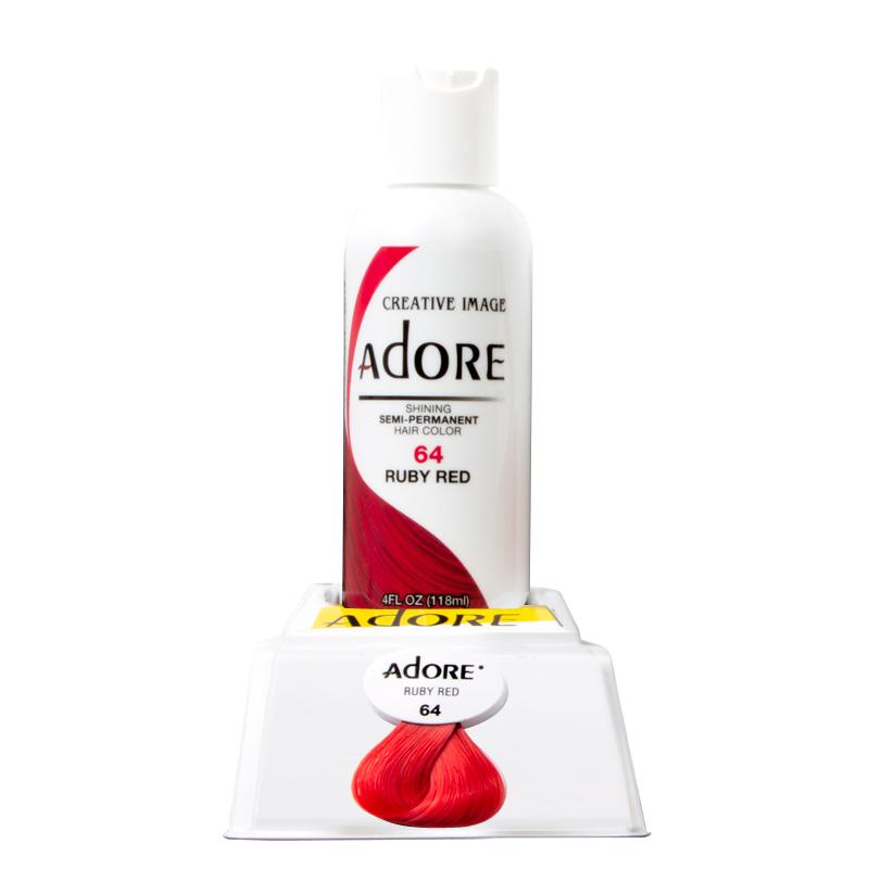 Adore Semi Permanent Hair Color 118ml Ruby Red 64
