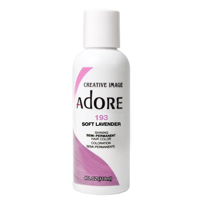 Adore Semi Permanent Hair Color 118ml Soft Lavender 193