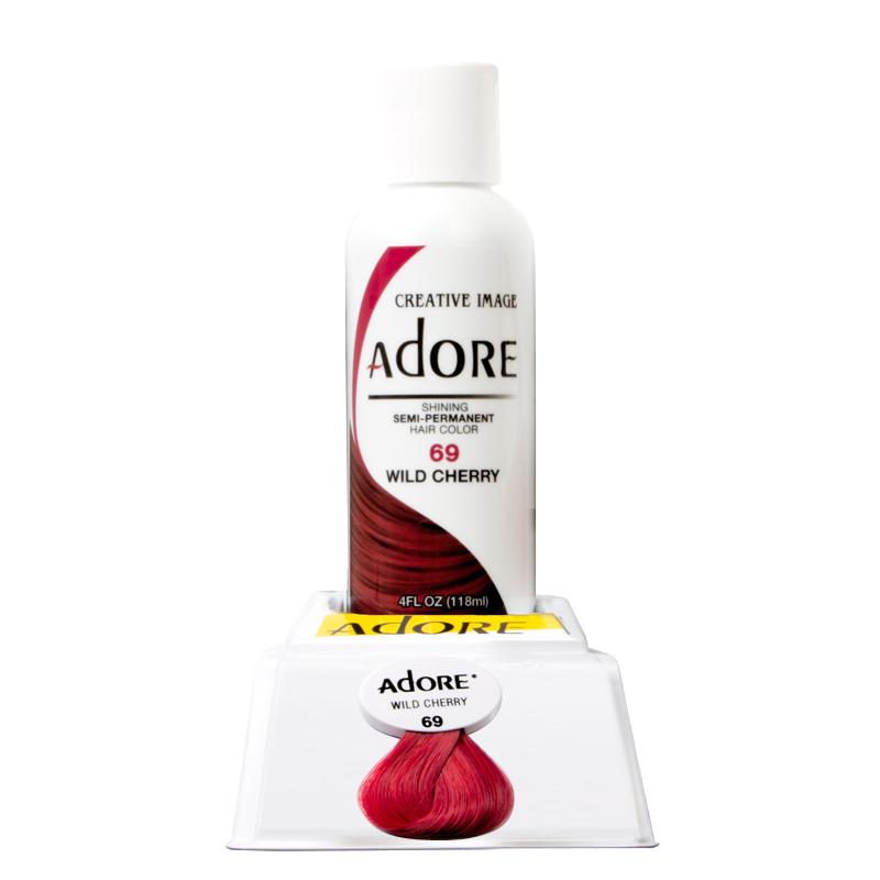 Adore Semi Permanent Hair Color 118ml Wild Cherry 69