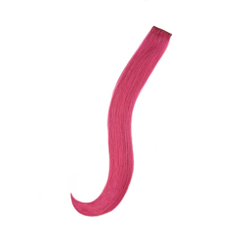 Amazing Hair Single Clip In Hairpiece Pink 20inch