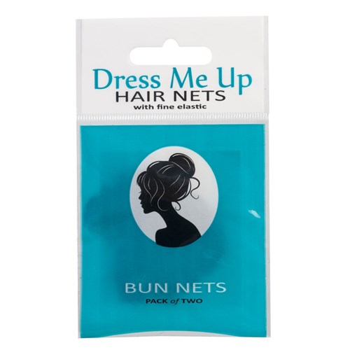 Dress Me Up Hair Nets with Fine Elastic - Bun Nets Pk2