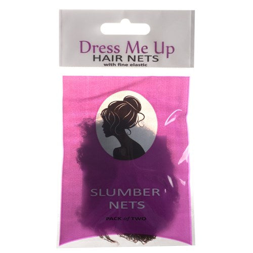 Dress Me Up Hair Nets with Fine Elastic - Slumber Nets Pk2