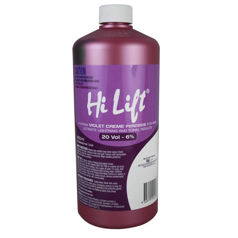 Hi Lift Violet Creme Peroxide 20VOL - 6% 1L