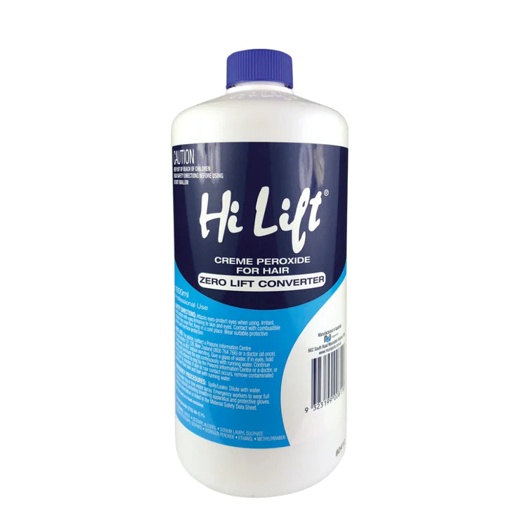Hi Lift Creme Peroxide For Hair Zero Lift Converter 1L