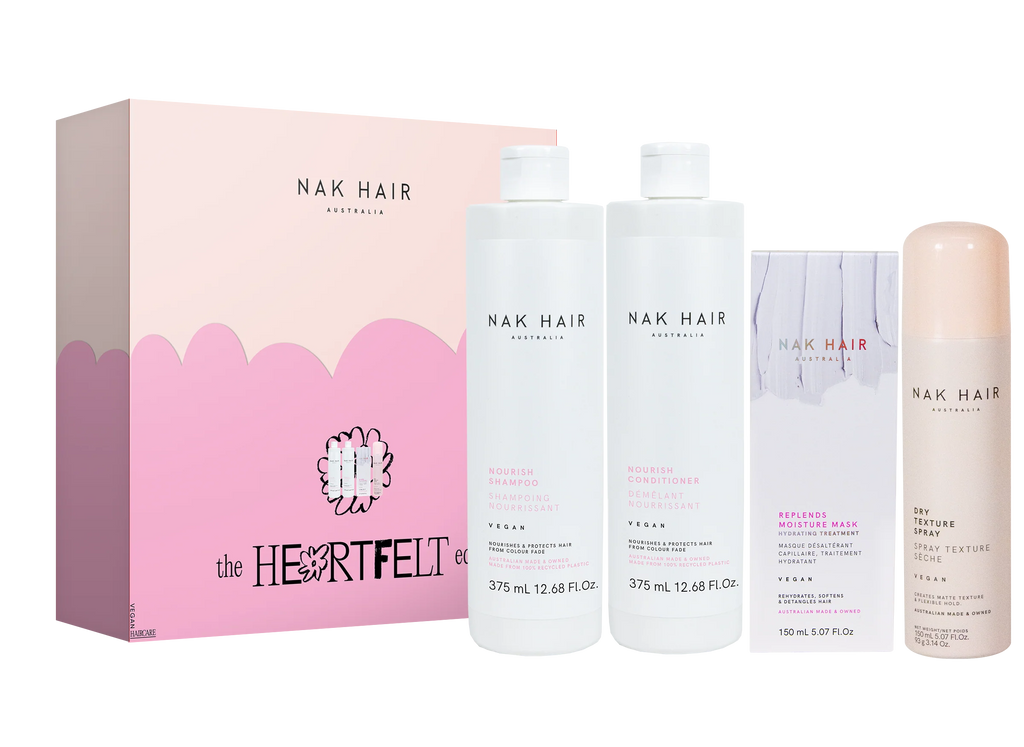 NAK Hair Nourish Quad Pack w/Dry Texture Spray 150g