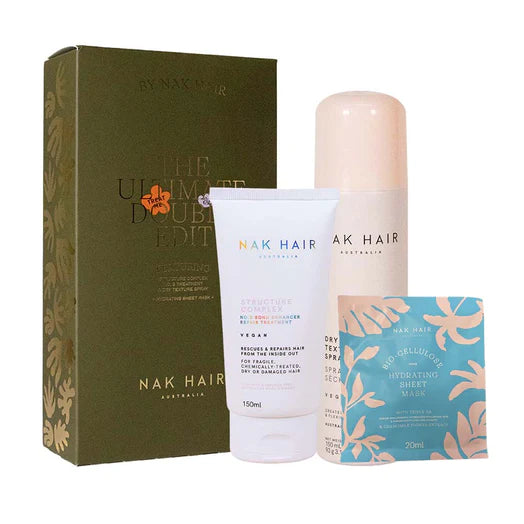 NAK Hair Structure Complex No. 3 Bond Enhancer & Dry Texture Spray Duo Pack