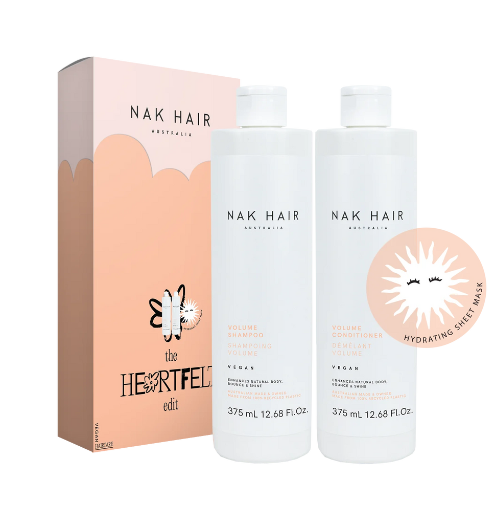 NAK Hair Volume 375ml Duo with Face Mask