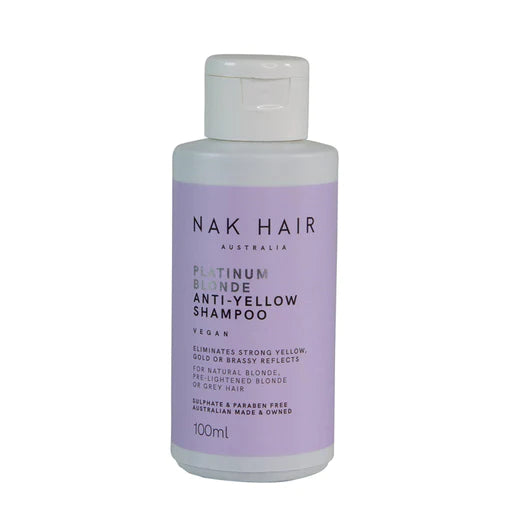 NAK Hair Platinum Blonde Shampoo 100ml