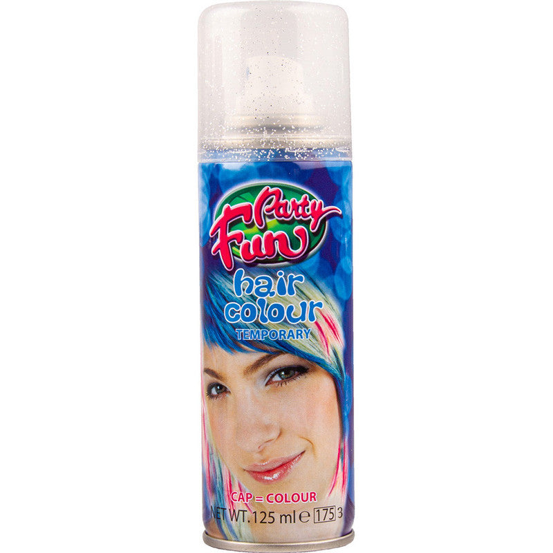 Party Fun Hair Colour Temporary Glitter Silver 78g