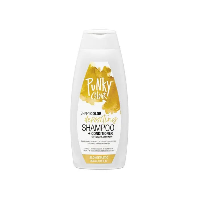 Punky Colour 3-in-1 Color Depositing Shampoo + Conditioner Blondetastic 250ml