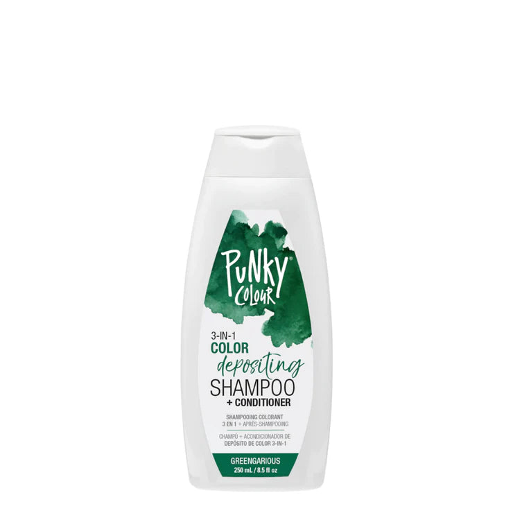 Punky Colour 3-in-1 Color Depositing Shampoo + Conditioner Greengarious 250ml