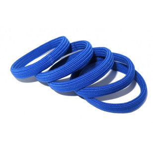 School Hair Tie 5 Pack Royal Blue