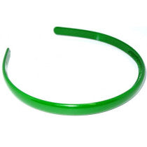 School Hair Band 1cm Green