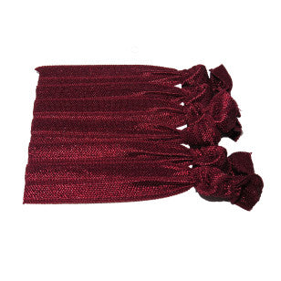 School Knot Tie 6Pk Maroon