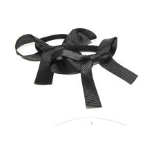 School Pony Bows 2Pk Black