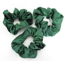 School Scrunchie 3pk Green