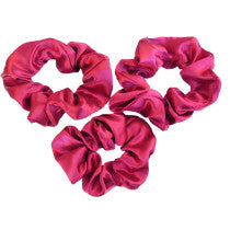 School Scrunchie 3pk Maroon