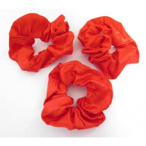 School Scrunchie 3pk Red