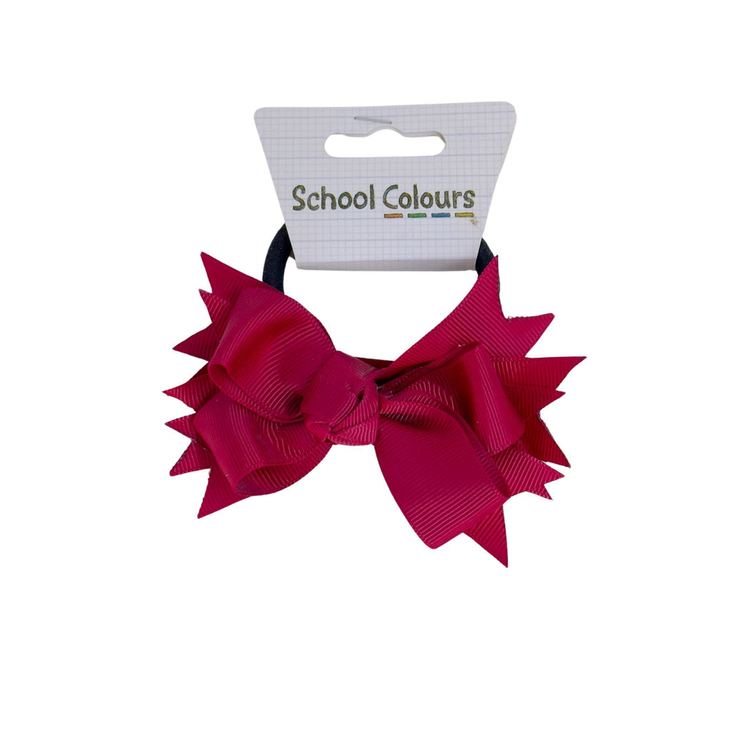 School Tri Bow Tie Maroon