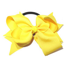 School XL Grosgrain Bow Tie Yellow