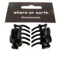 Claw Clip Small Black Twin Pack