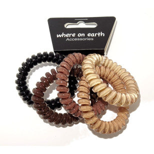 Spiral Hair Ties 5 Pack